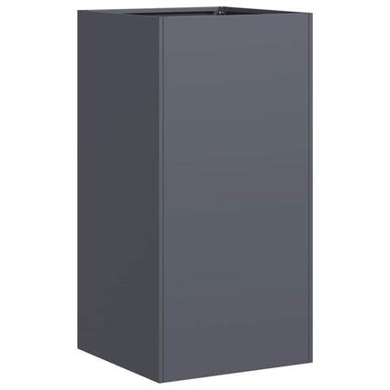 Fioriera Antracite 40x40x80 cm in Acciaio Laminato a Freddo