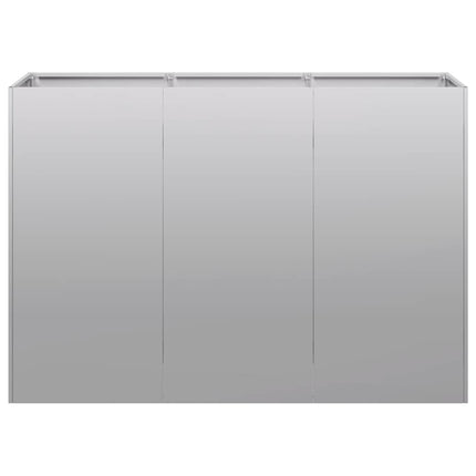 Fioriera 120x40x80 cm in Acciaio Zincato