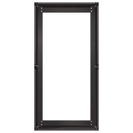 Fioriera Nera 40x80x40 cm in Acciaio Laminato a Freddo
