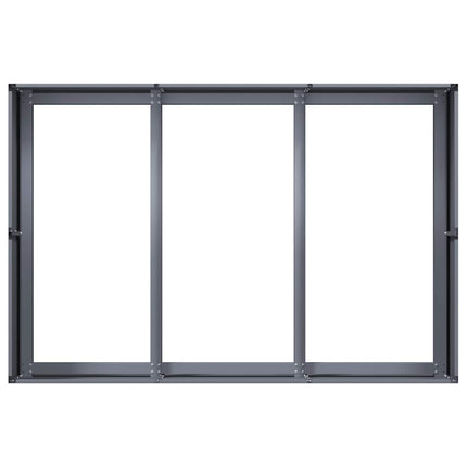 Fioriera Antracite 120x80x40 cm in Acciaio