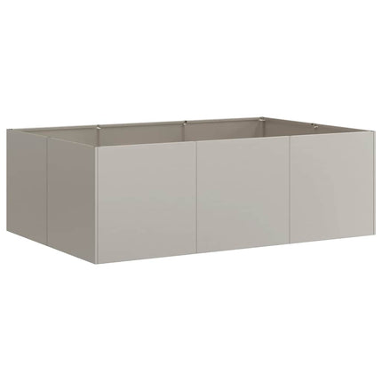 Fioriera Arrugginita 120x80x40 cm in Acciaio Corten