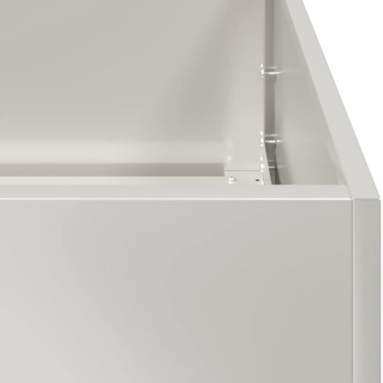 Fioriera 200x80x40 cm in Acciaio Inox