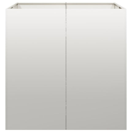 Fioriera 80x80x80 cm in Acciaio Inox