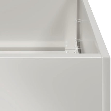 Fioriera 80x80x80 cm in Acciaio Inox