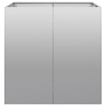 Fioriera 80x80x80 cm in Acciaio Zincato