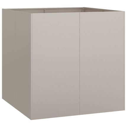 Fioriera Arrugginita 80x80x80 cm in Acciaio Corten