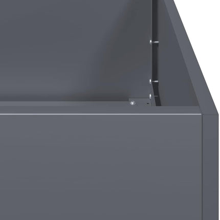 Fioriera Antracite 120x80x80 cm in Acciaio