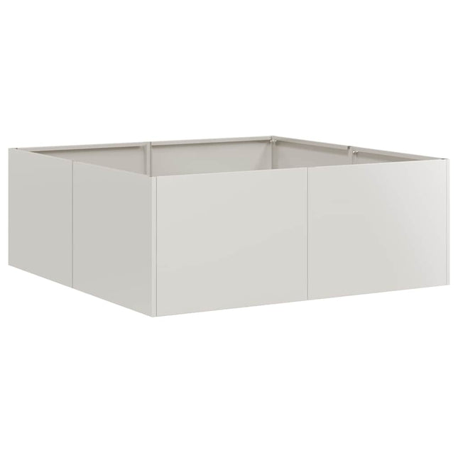 Fioriera 80x80x30 cm in Acciaio Inox