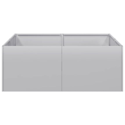 Fioriera 80x80x30 cm in Acciaio Zincato