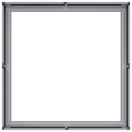 Fioriera 80x80x30 cm in Acciaio Zincato