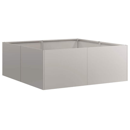 Fioriera Arrugginita 80x80x30 cm in Acciaio Corten