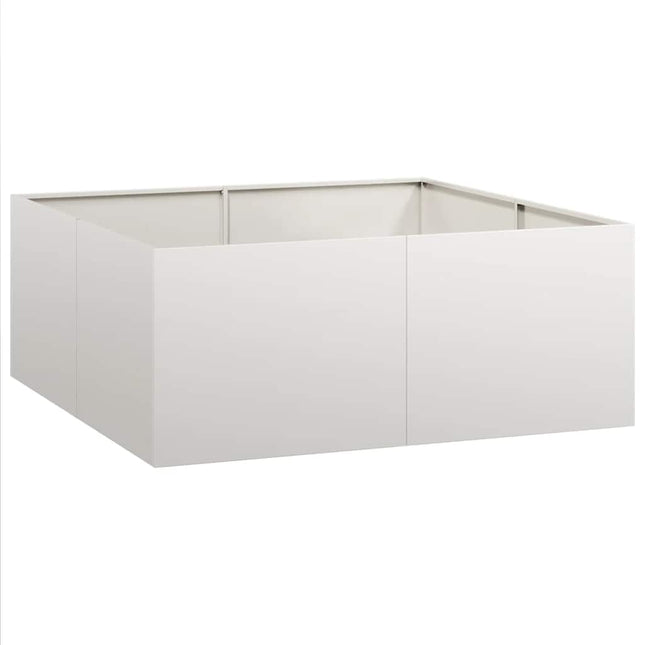 Fioriera 100x100x40 cm in Acciaio Inox