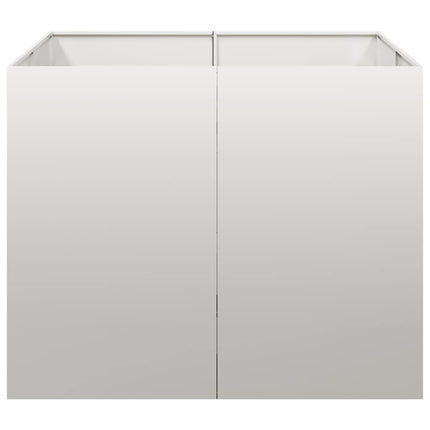 Fioriera 100x100x80 cm in Acciaio Inox