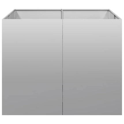 Fioriera 100x100x80 cm in Acciaio Zincato
