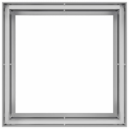 Fioriera 100x100x80 cm in Acciaio Zincato
