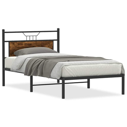 Giroletto senza Materasso Rovere Fumo 107x203 cm in Truciolato