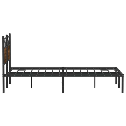 Giroletto senza Materasso Rovere Fumo 137x190 cm in Truciolato