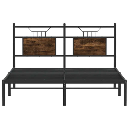 Giroletto senza Materasso Rovere Fumo 140x190 cm in Truciolato