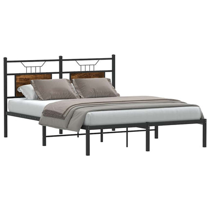 Giroletto senza Materasso Rovere Fumo 150x200 cm in Truciolato