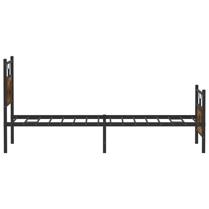 Giroletto senza Materasso Rovere Fumo 80x200 cm in Truciolato