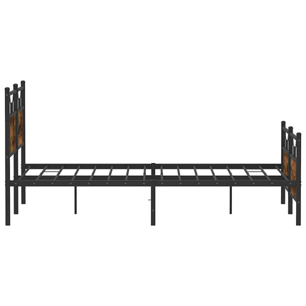 Giroletto senza Materasso Rovere Fumo 150x200 cm in Truciolato