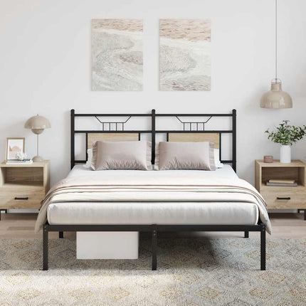 Giroletto senza Materasso Rovere Sonoma 140x190cm in Truciolato