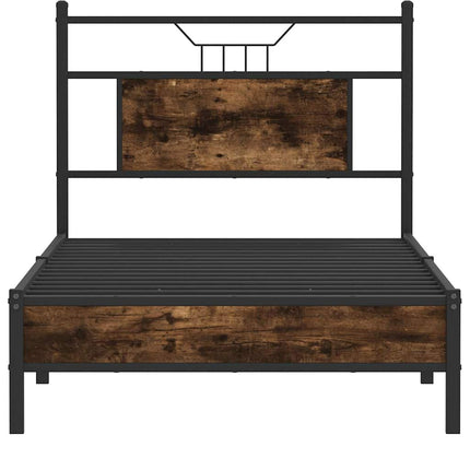 Giroletto senza Materasso Rovere Fumo 90x200 cm in Truciolato
