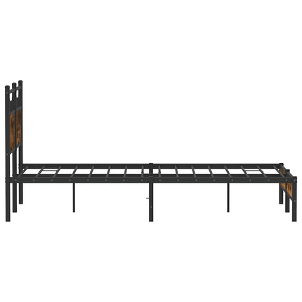 Giroletto senza Materasso Rovere Fumo 120x190 cm in Truciolato