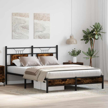 Giroletto senza Materasso Rovere Fumo 150x200 cm in Truciolato
