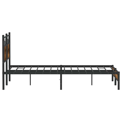 Giroletto senza Materasso Rovere Fumo 150x200 cm in Truciolato
