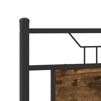 Giroletto senza Materasso Rovere Fumo 150x200 cm in Truciolato