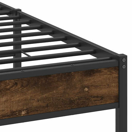 Giroletto senza Materasso Rovere Fumo 150x200 cm in Truciolato