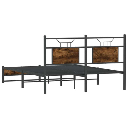 Giroletto senza Materasso Rovere Fumo 137x190 cm in Truciolato