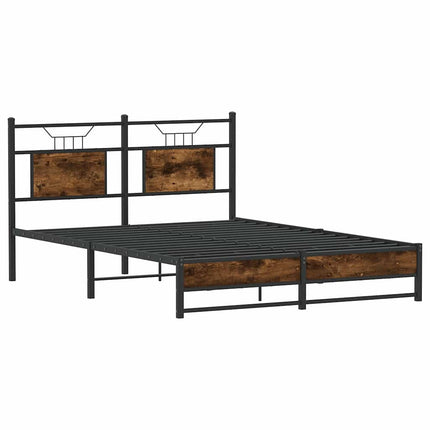 Giroletto senza Materasso Rovere Fumo 140x190 cm in Truciolato