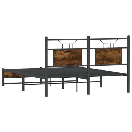 Giroletto senza Materasso Rovere Fumo 150x200 cm in Truciolato