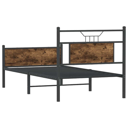 Giroletto senza Materasso Rovere Fumo 90x200 cm in Truciolato