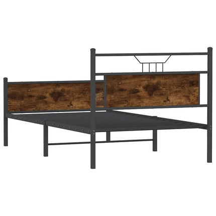 Giroletto senza Materasso Rovere Fumo 100x200 cm in Truciolato