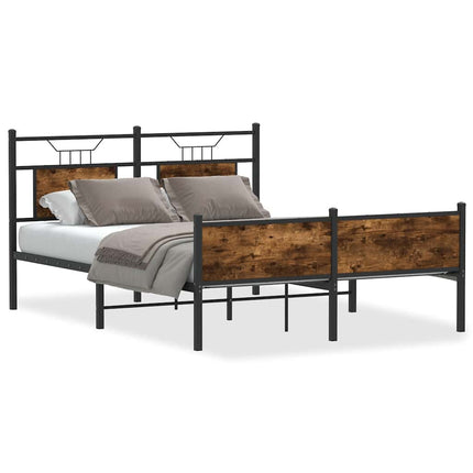 Giroletto senza Materasso Rovere Fumo 150x200 cm in Truciolato