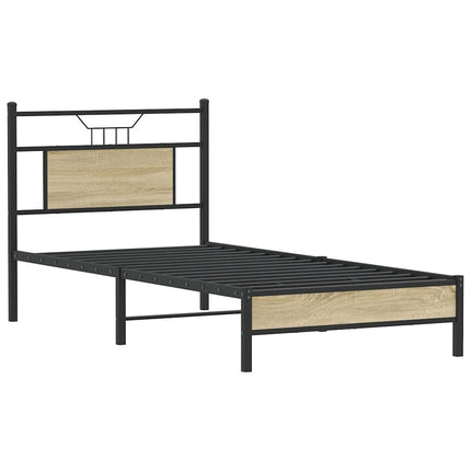 Giroletto senza Materasso Rovere Sonoma 90x190 cm in Truciolato