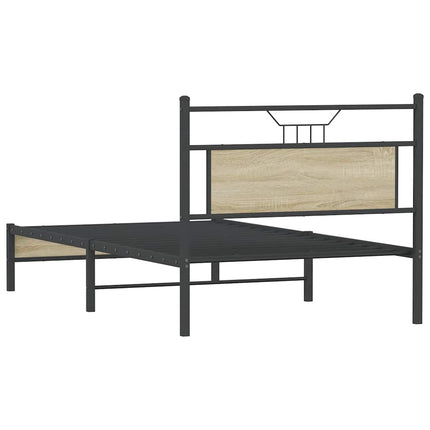Giroletto senza Materasso Rovere Sonoma 100x190cm in Truciolato