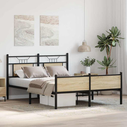 Giroletto senza Materasso Rovere Sonoma 140x200cm in Truciolato