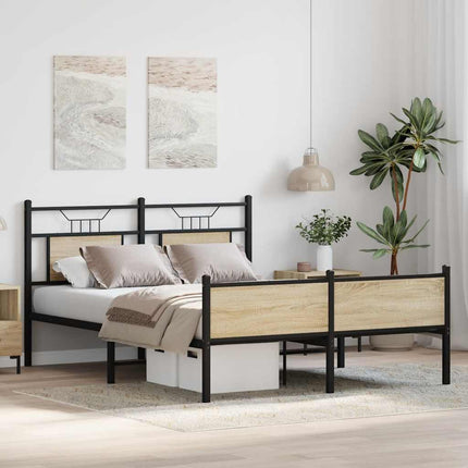 Giroletto senza Materasso Rovere Sonoma 150x200cm in Truciolato