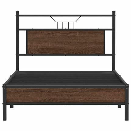 Giroletto senza Materasso Rovere Marrone 107x203 cm Truciolato