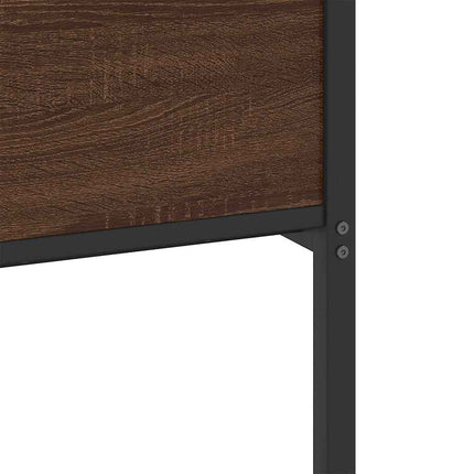 Giroletto senza Materasso Rovere Marrone 150x200 cm Truciolato