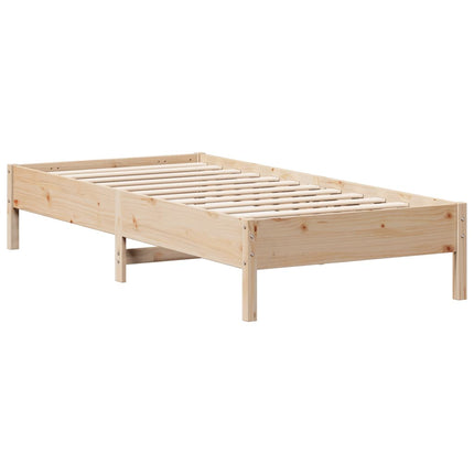 Giroletto senza Materasso 75x190 cm in Legno Massello di Pino