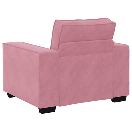Divano Sedia Rosa 59 cm Velluto