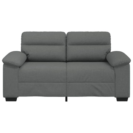 Divano a 2 Posti Grigio Scuro 120 cm in Tessuto