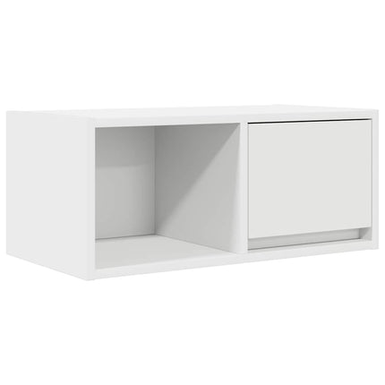 Mobile Porta TV Bianco 60x31x25,5 cm in Legno Multistrato