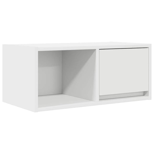 Mobile Porta TV Bianco 60x31x25,5 cm in Legno Multistrato