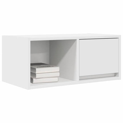 Mobile Porta TV Bianco 60x31x25,5 cm in Legno Multistrato